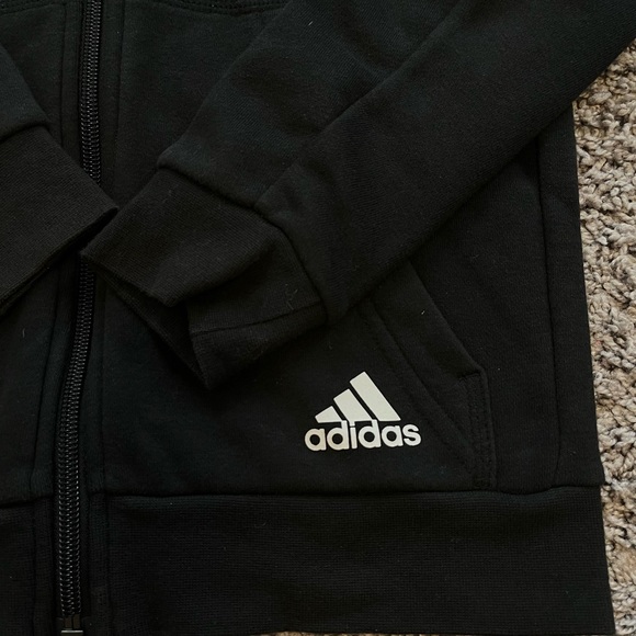 adidas youth zip up hoodie S - Picture 3 of 3
